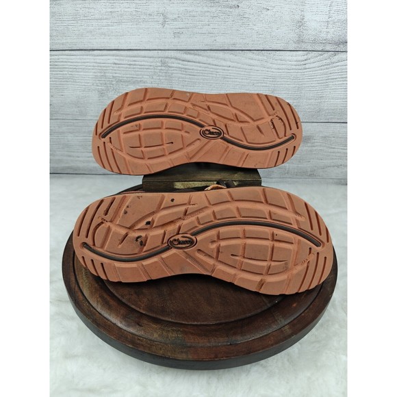 Chaco Z1 Sport Classic Sandals Single Strap Orange/Brown Women's Size 8 - Picture 9 of 9
